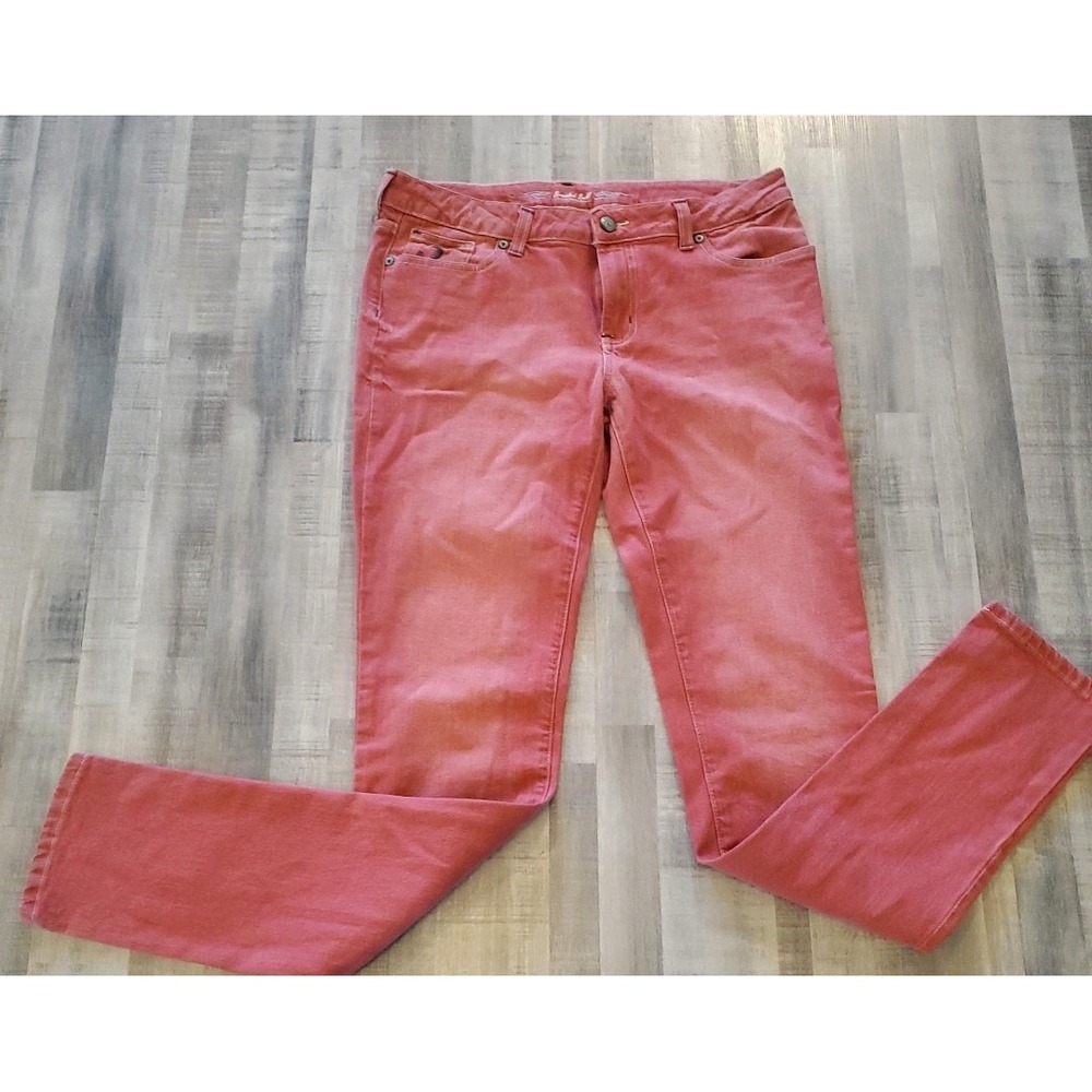 Men's Branded Bull Jeans Red size 31x36 Slim Western‎ Cowboy Rare Color